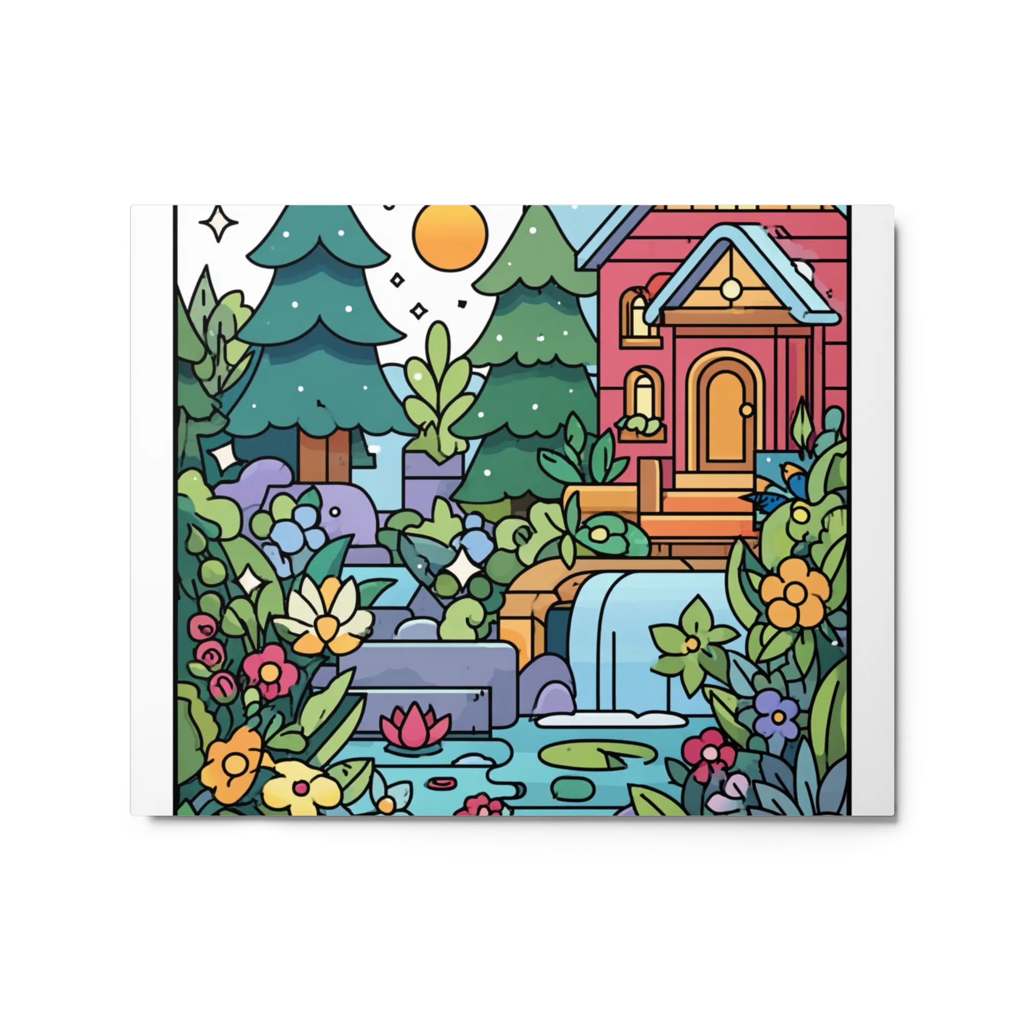 Whimsical Stained Glass Garden