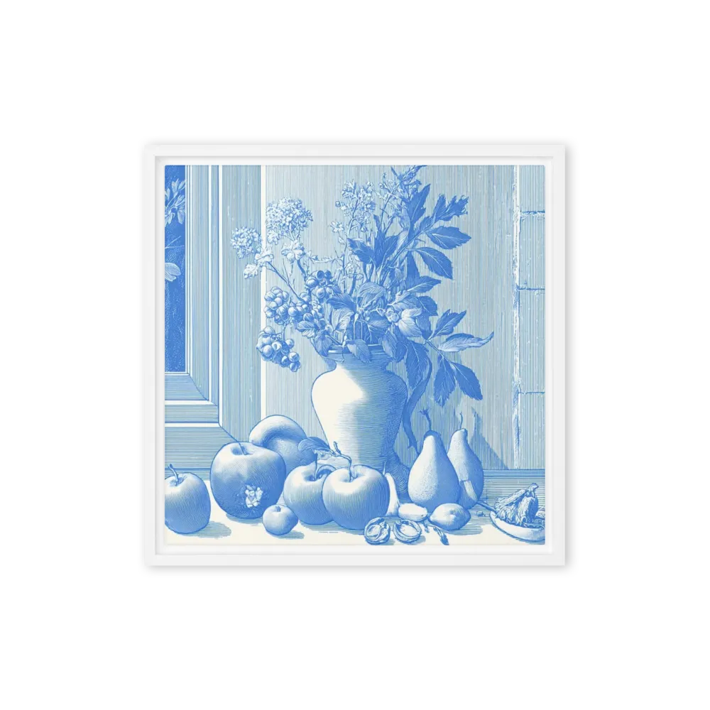Cerulean Harvest 
 Canvas with Brown Frame