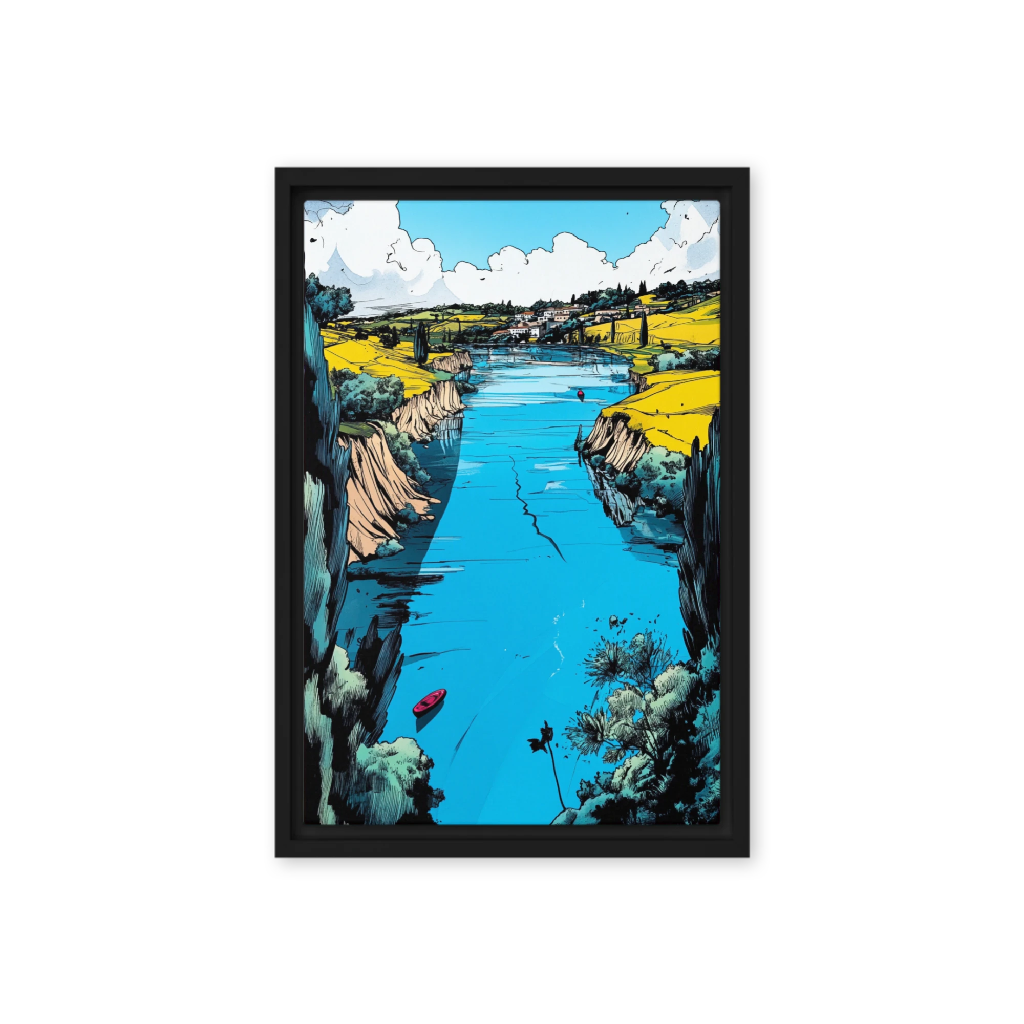 Vibrant Canyon River | Art Print
