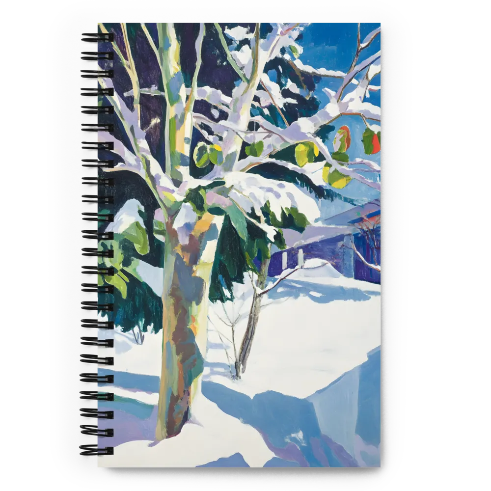 Winter's Serene Embrace 
 Spiral Notebook | 140 pages