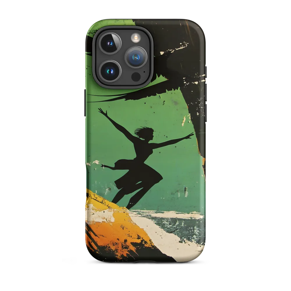 Woman Leaping with Birds | Phone Case