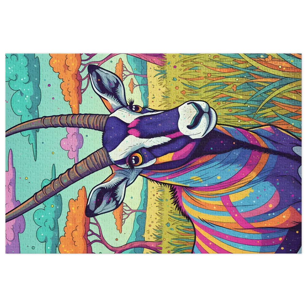Prismatic Oryx | Jigsaw Puzzles