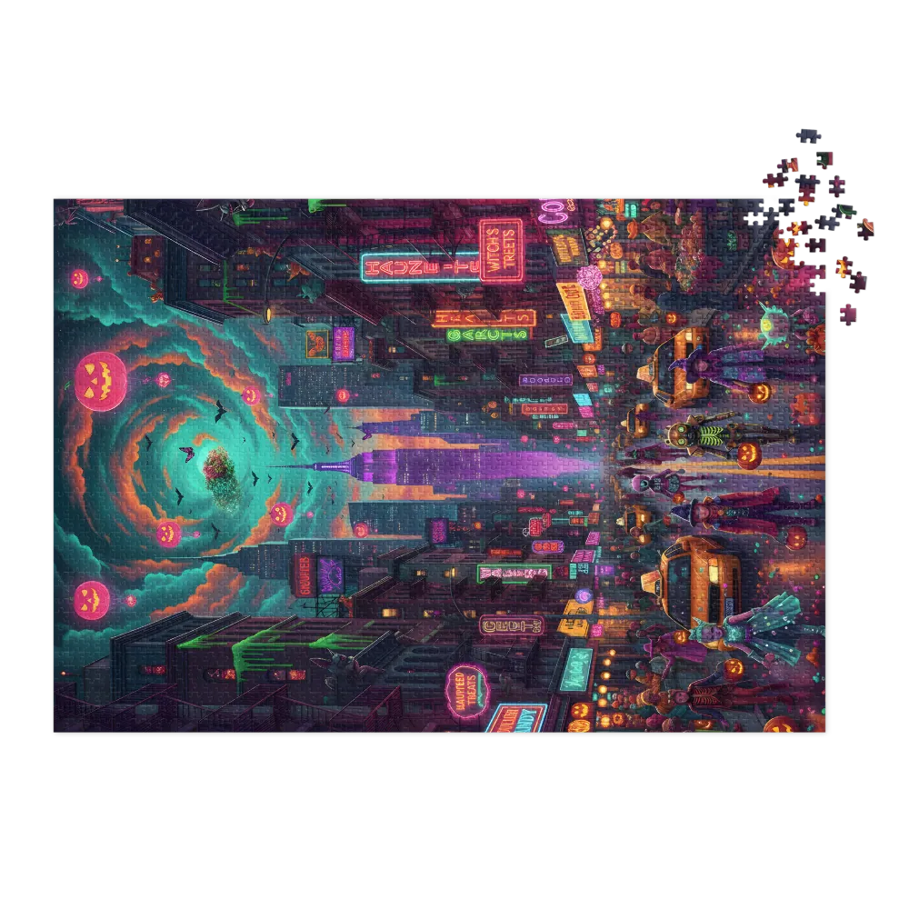 Neon Halloween Parade