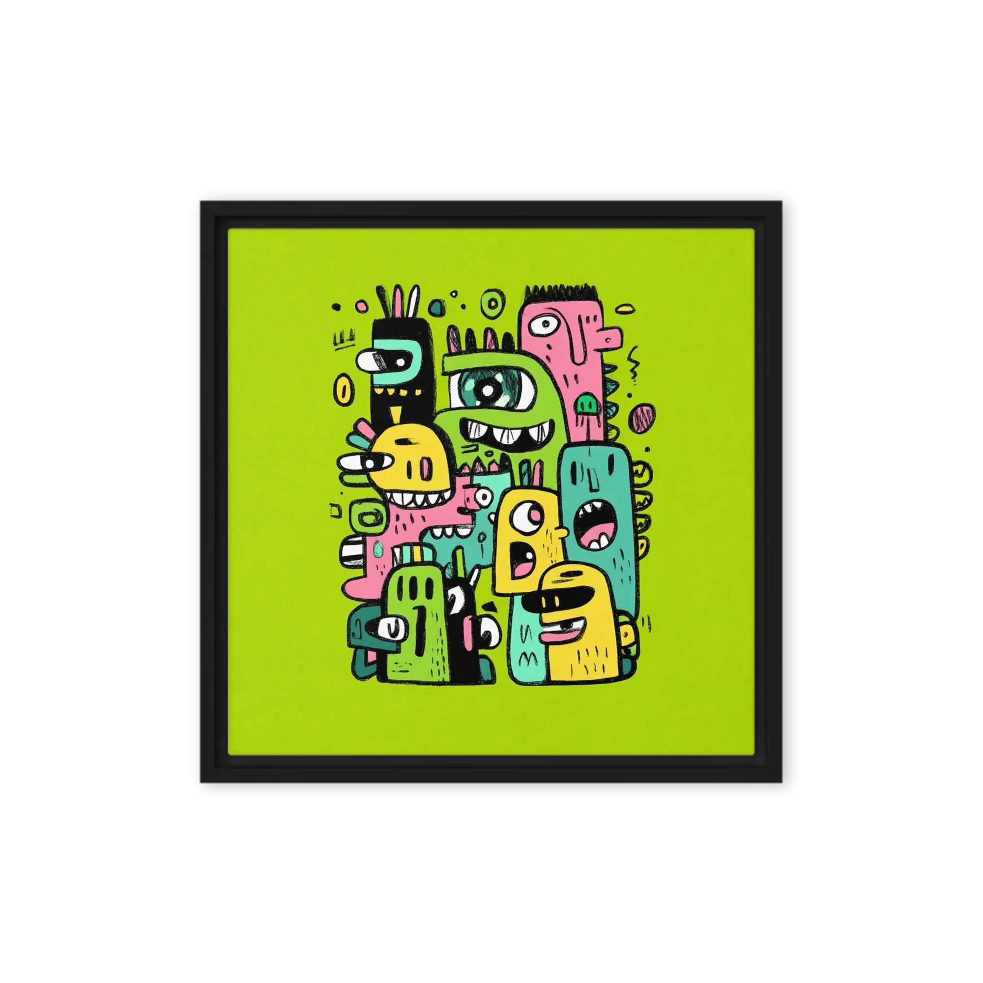 Colorful Monster Doodle