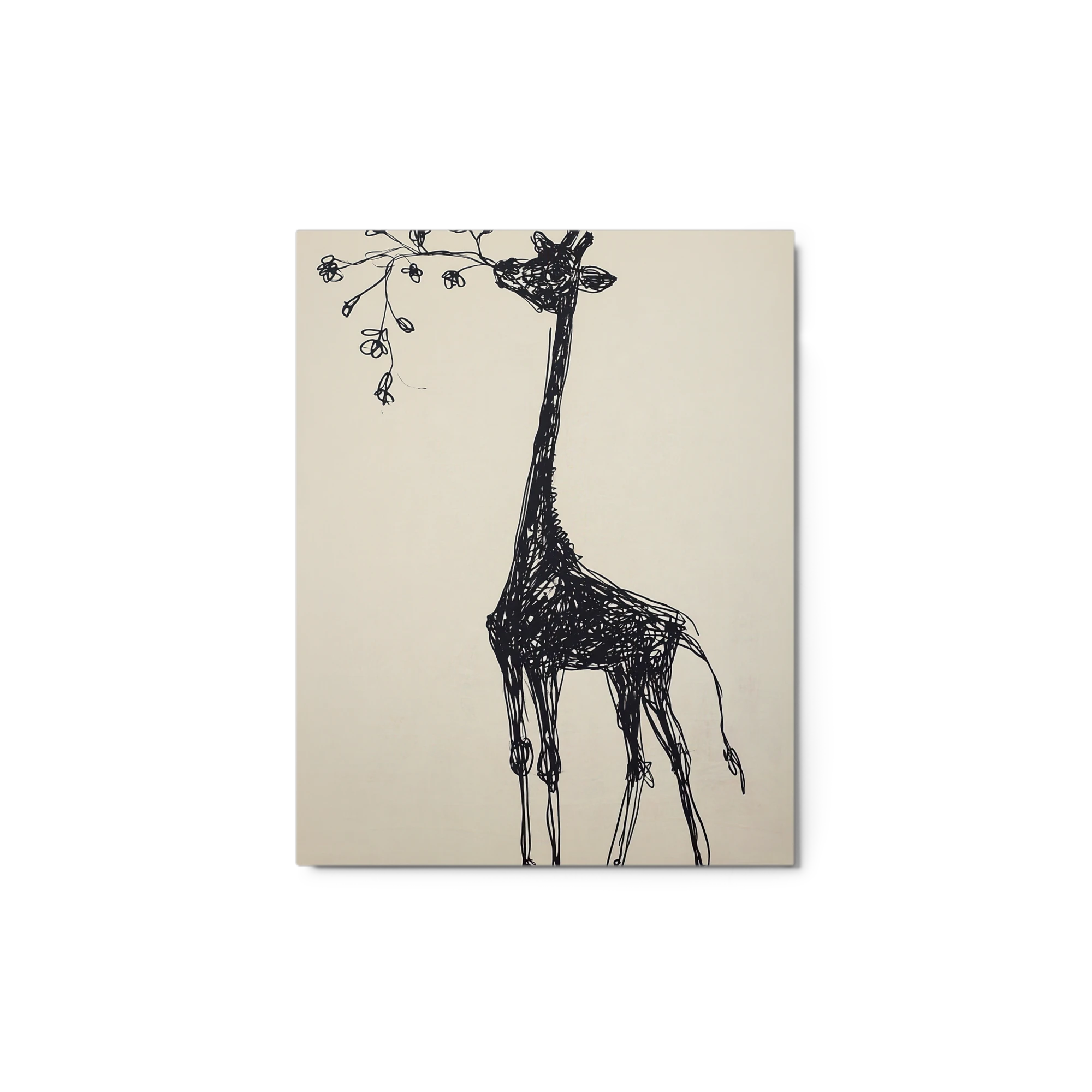 Scribbled Giraffe | Art Print