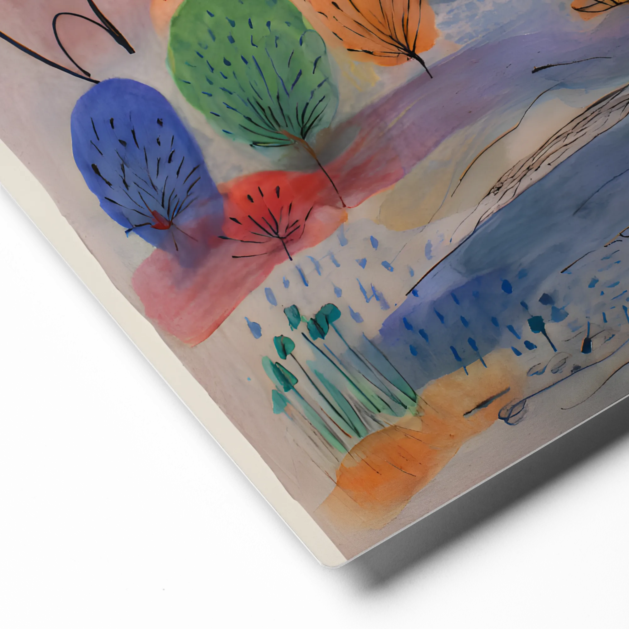 Dreamscape Village 
 Canvas | 24″x 24″