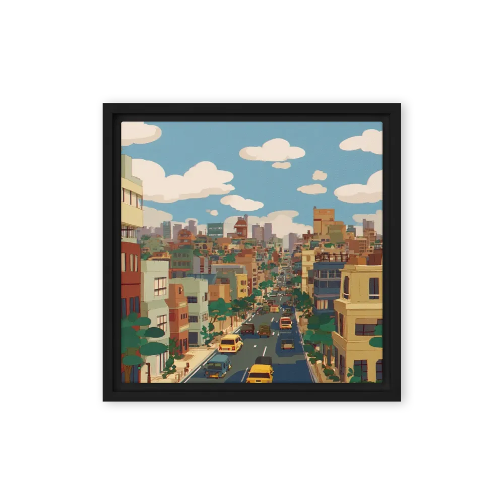 Metropolitan Midday 
 Canvas | 8″x 8″