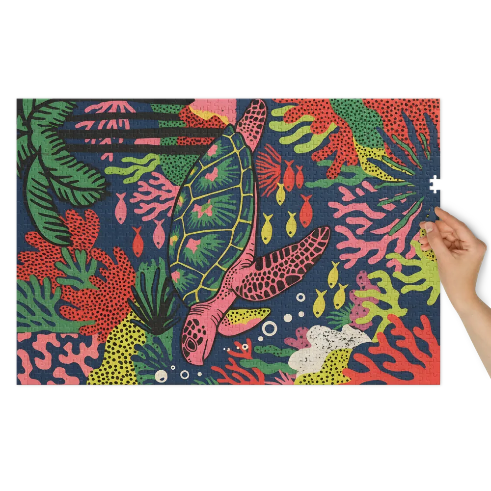 Coral Reef Turtle | Jigsaw Puzzles