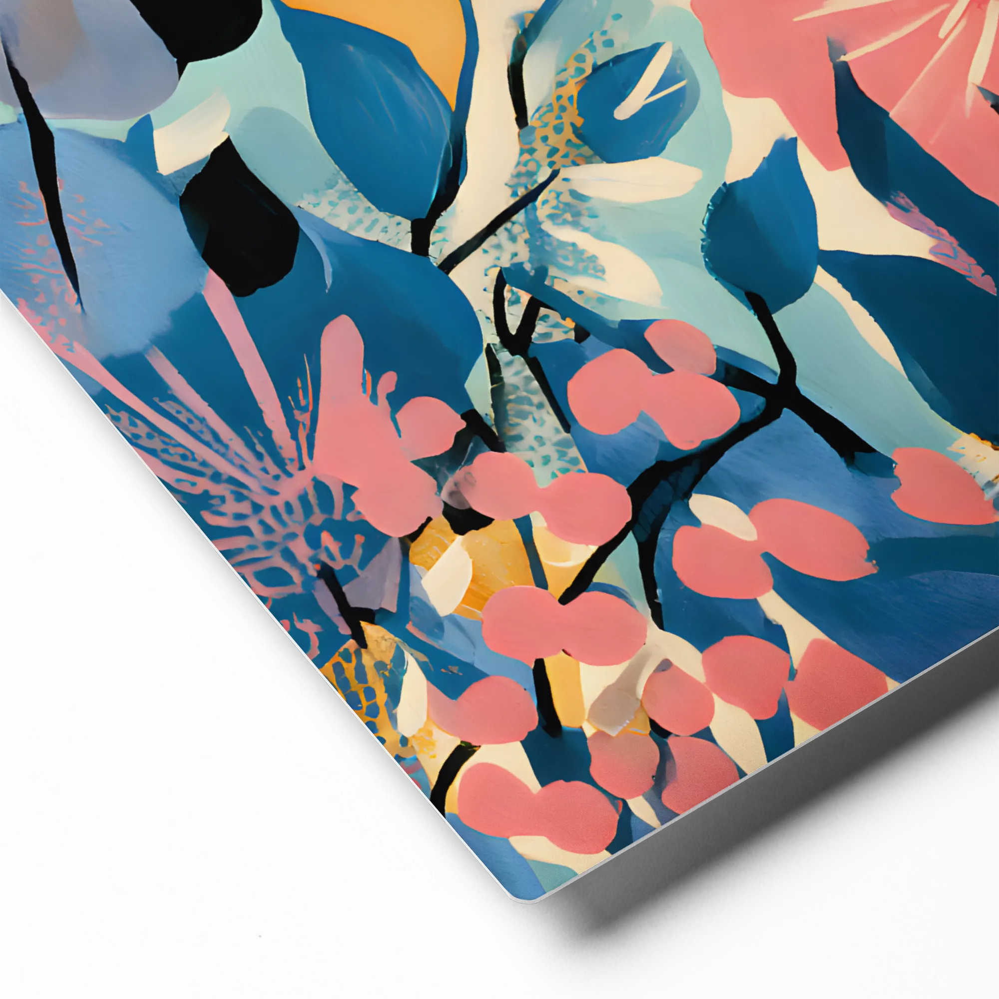Botanical Symphony 
 Canvas with Brown Frame