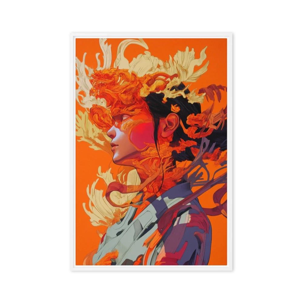 Abstract Female Figure Illustration