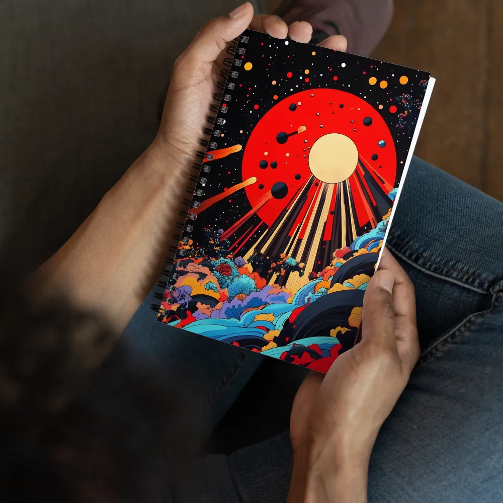 Celestial Bloom 
 Spiral Notebook | 140 pages