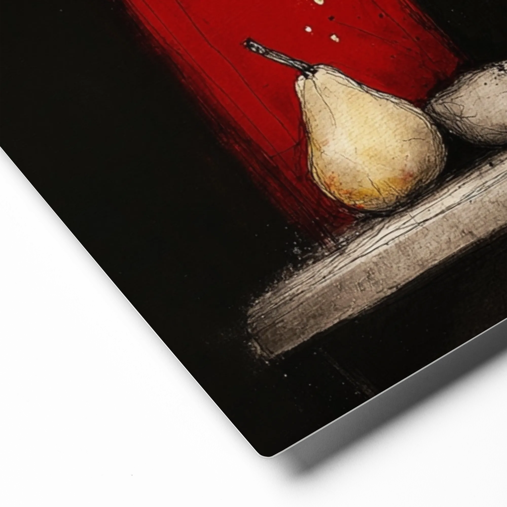 Red Still Life with Birds | Art Print