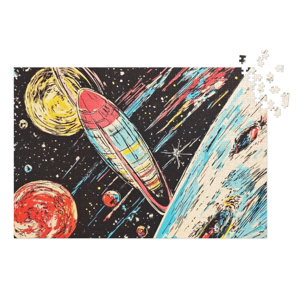 Retro Space Art Design