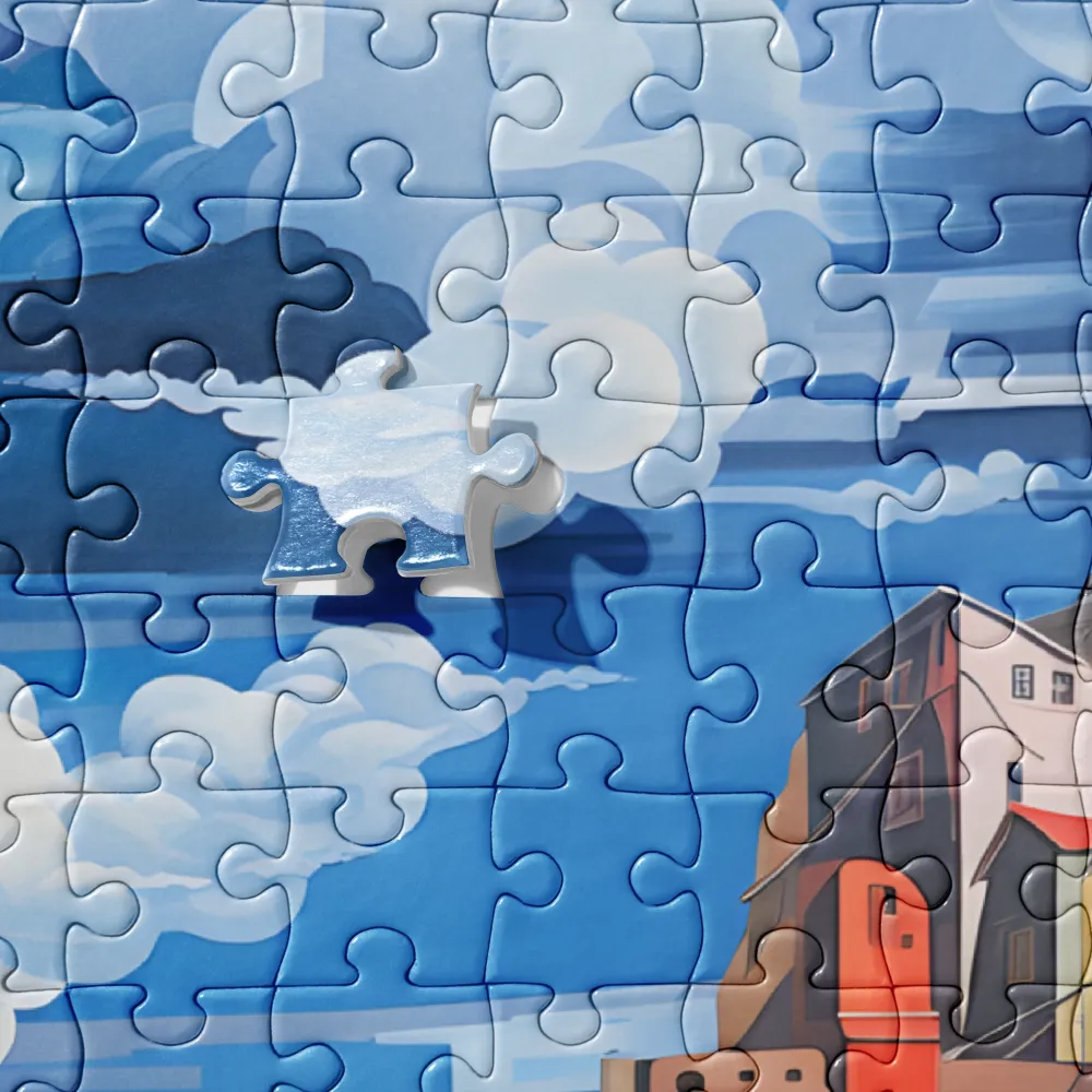 Whimsical Heights: A Vibrant Cityscape