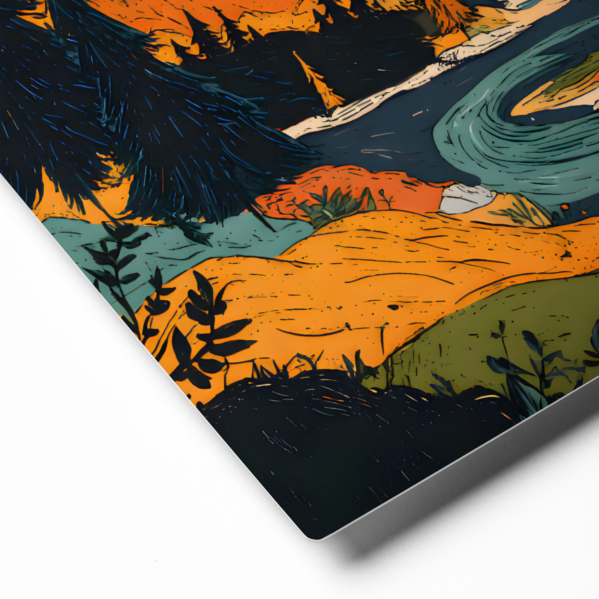 Serene Mountain Journey | Art Print