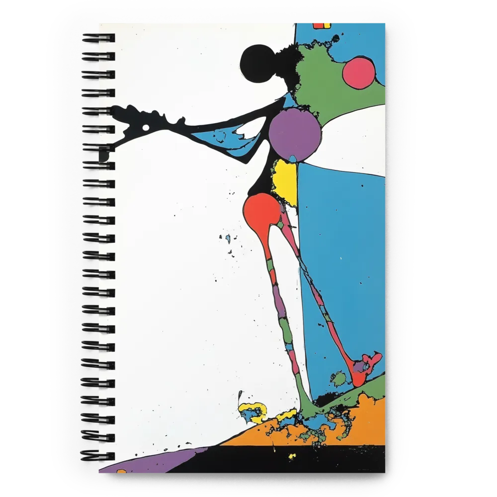 Dynamic Pop Art Figure 
 Spiral Notebook | 140 pages