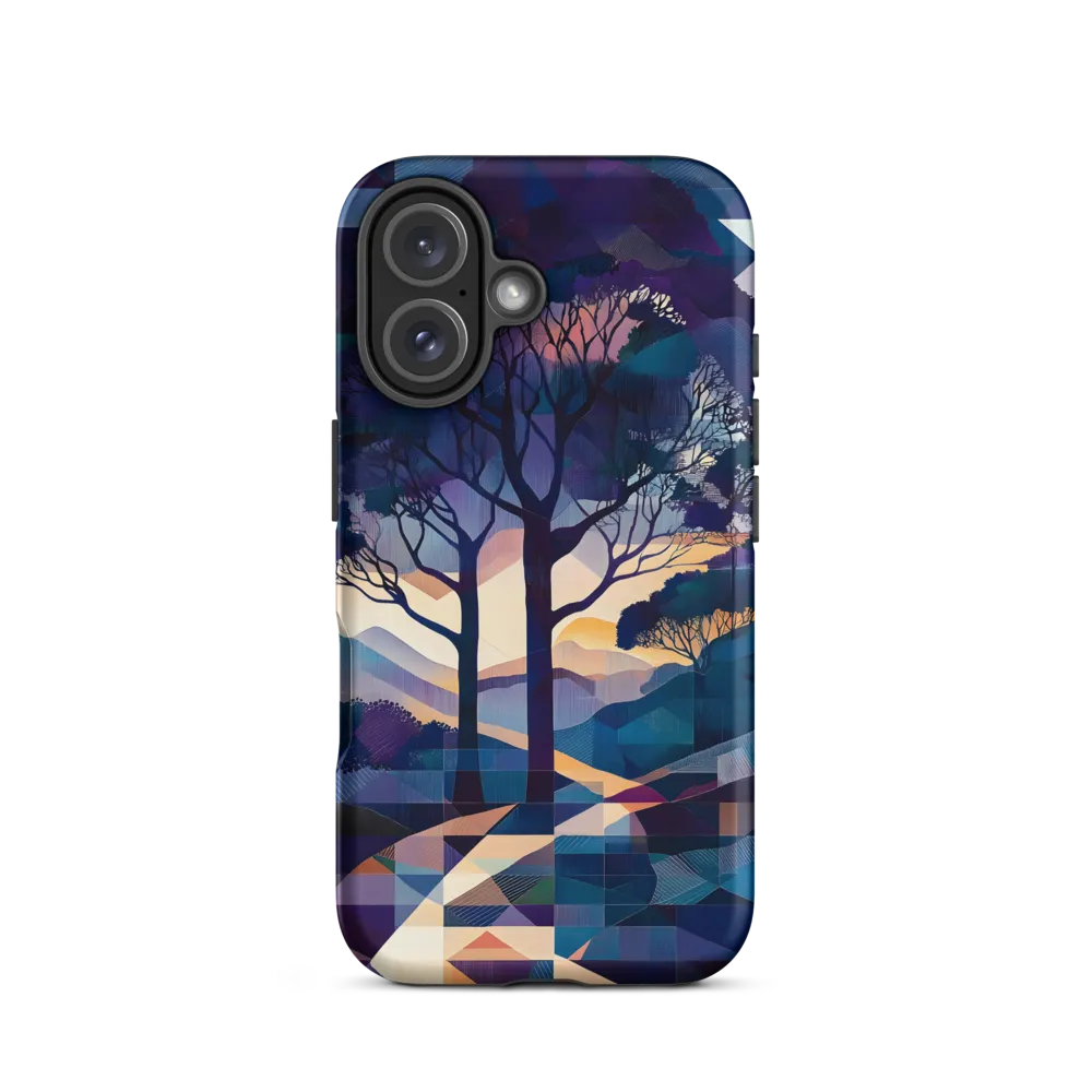 Abstract Trees and Landscape | Phone Case