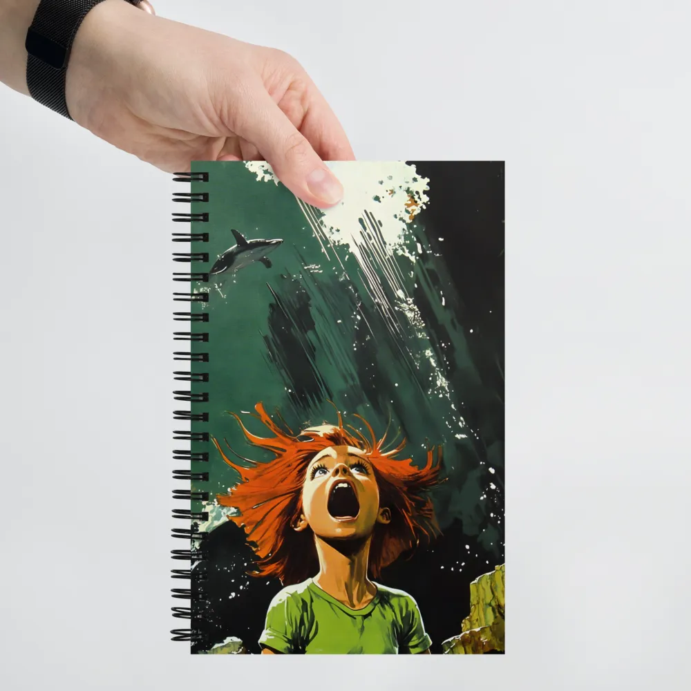 The Scream of the Sea 
 Spiral Notebook | 140 pages