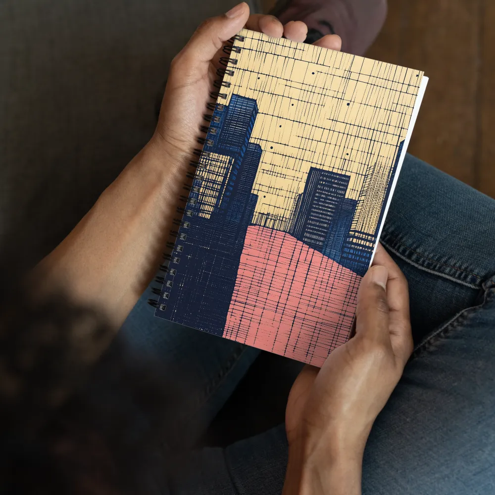 Urban Echoes: A Minimalist Cityscape