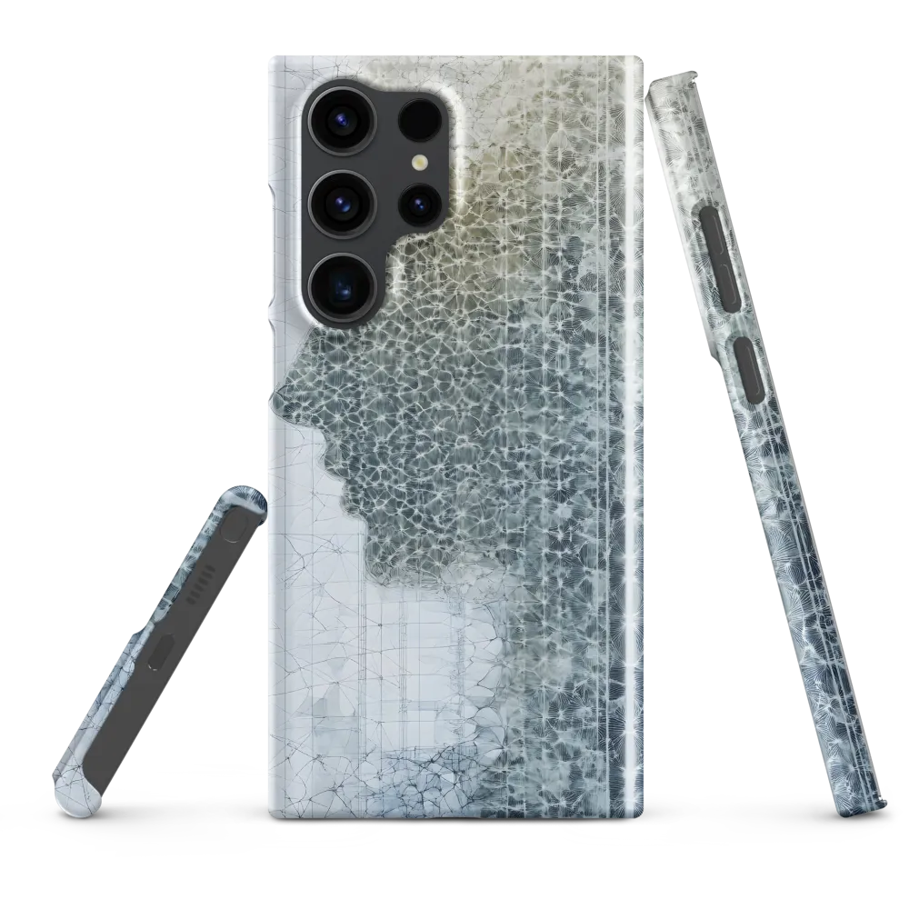 Abstract Silhouette in Digital Patterns | Phone Case