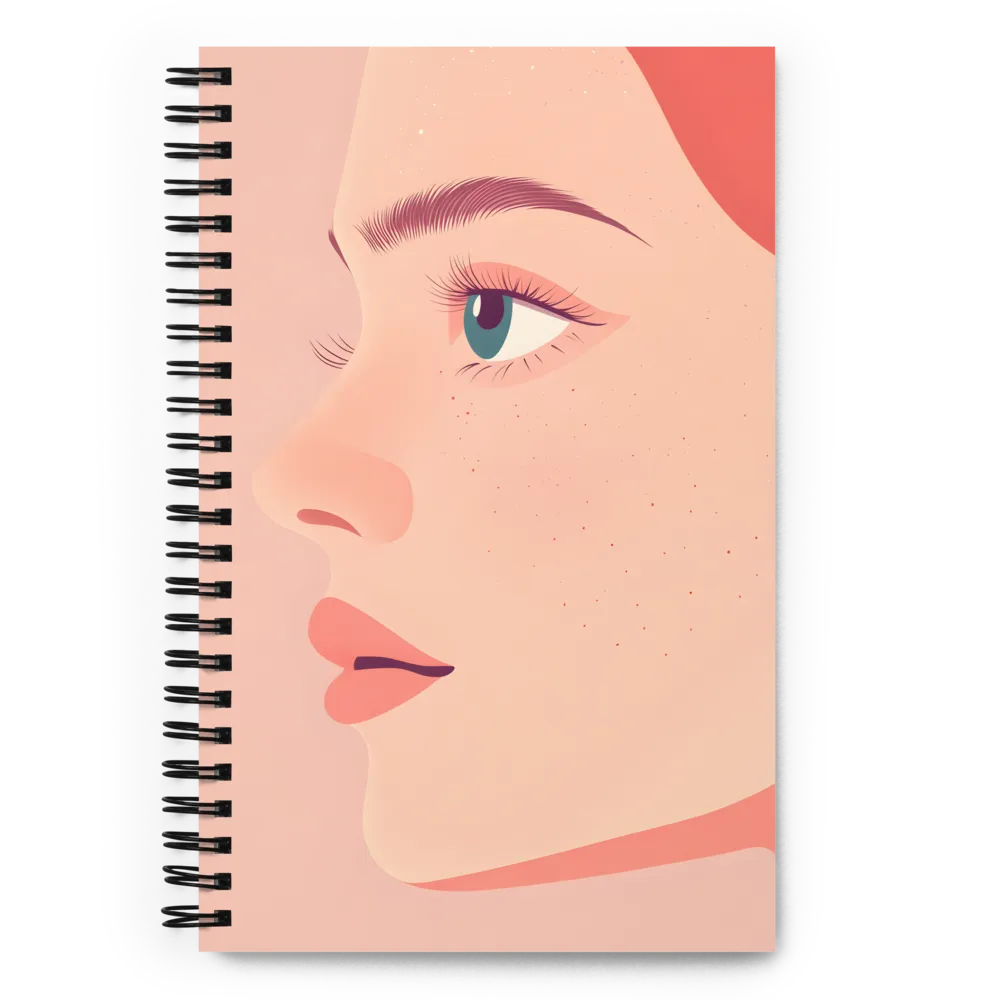 Serene Profile 
 Spiral Notebook | 140 pages