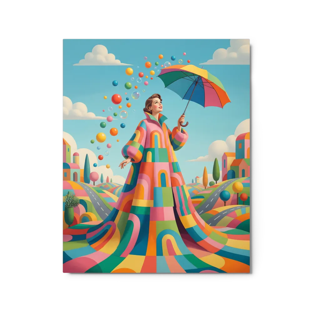 Joyful Spectacle 
 Canvas with White Frame