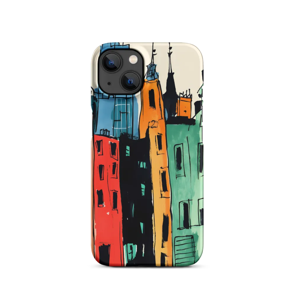 Colorful Abstract Cityscape | Phone Case