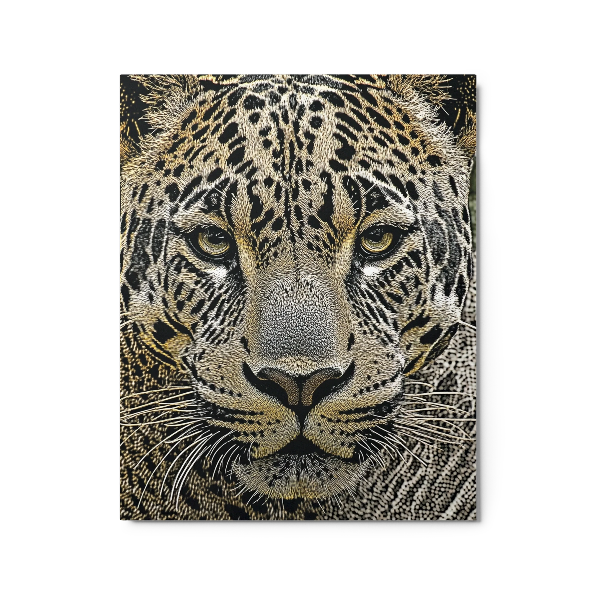 Detailed Leopard Drawing