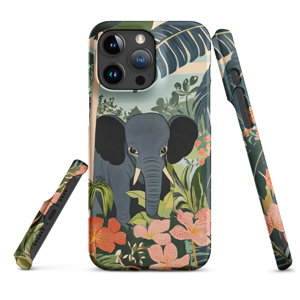 Elephant in Tropical Jungle | Phone Case