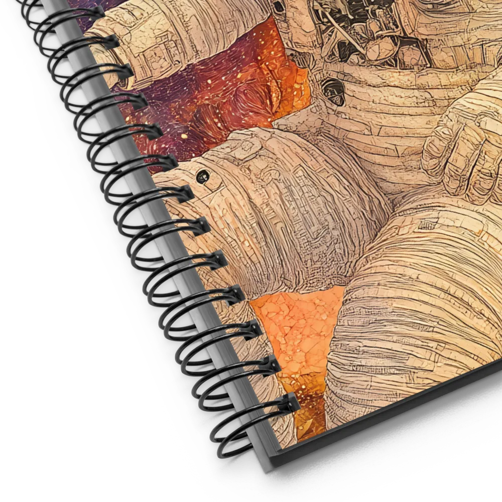 Cosmic Explorer Mosaic 
 Spiral Notebook | 140 pages