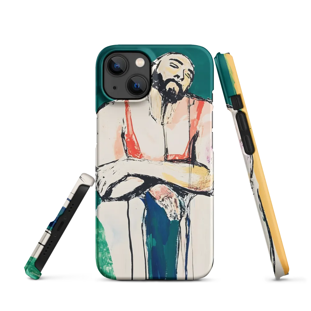 Pensive Man Portrait | Phone Case