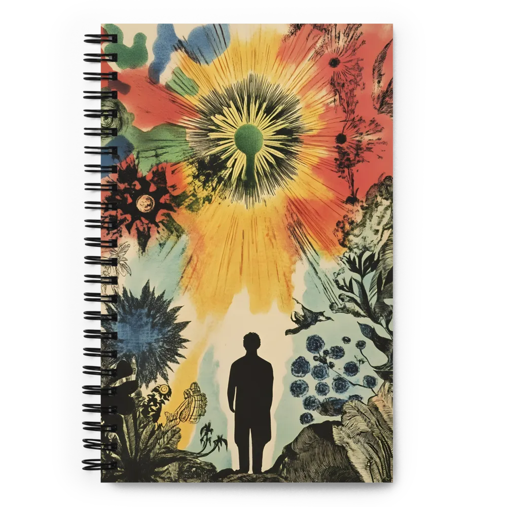 The Keyhole Sun 
 Spiral Notebook | 140 pages