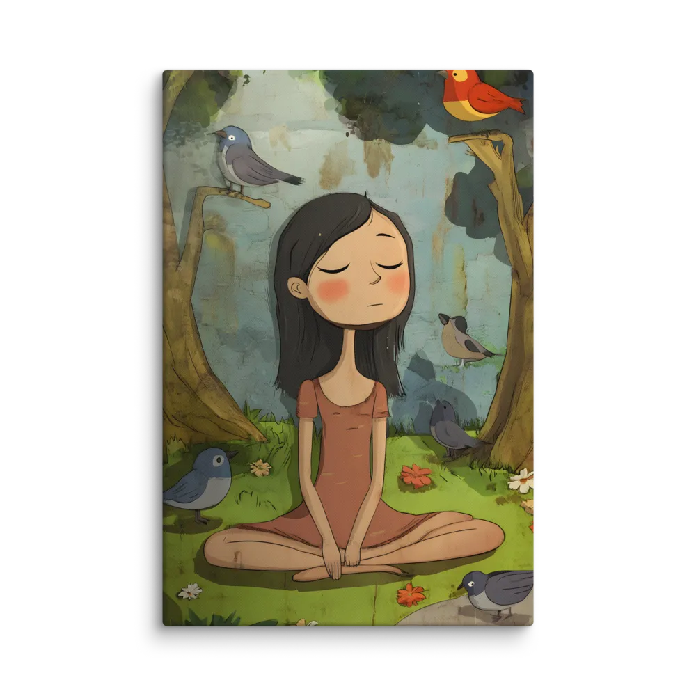 Tranquil Forest Meditation 
 Canvas | 32″x 48″
