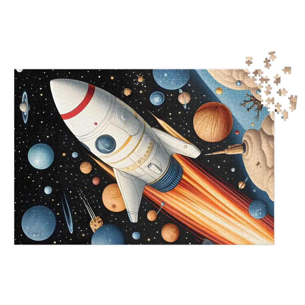 Retro Rocket Journey