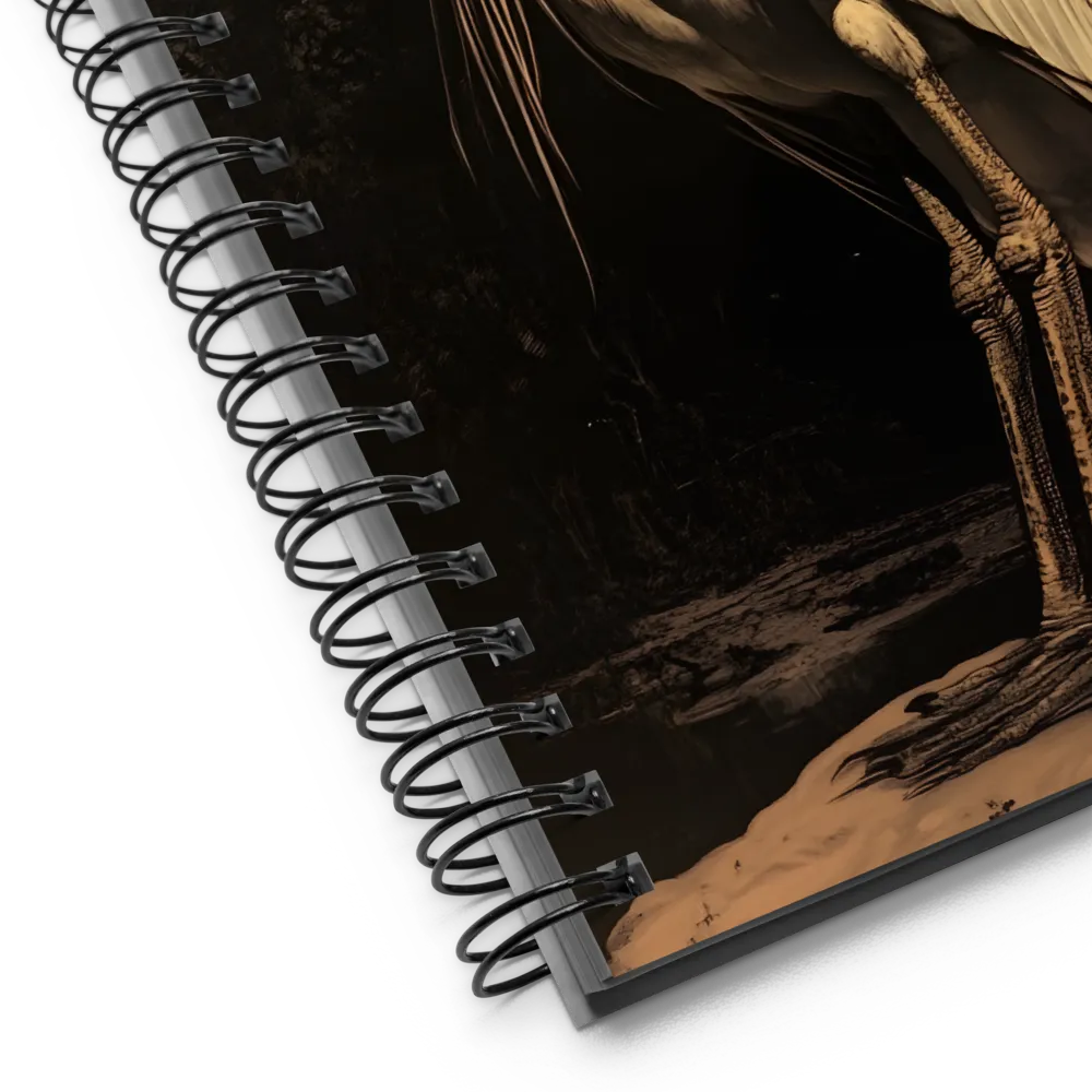 The Watchful Egret 
 Spiral Notebook | 140 pages