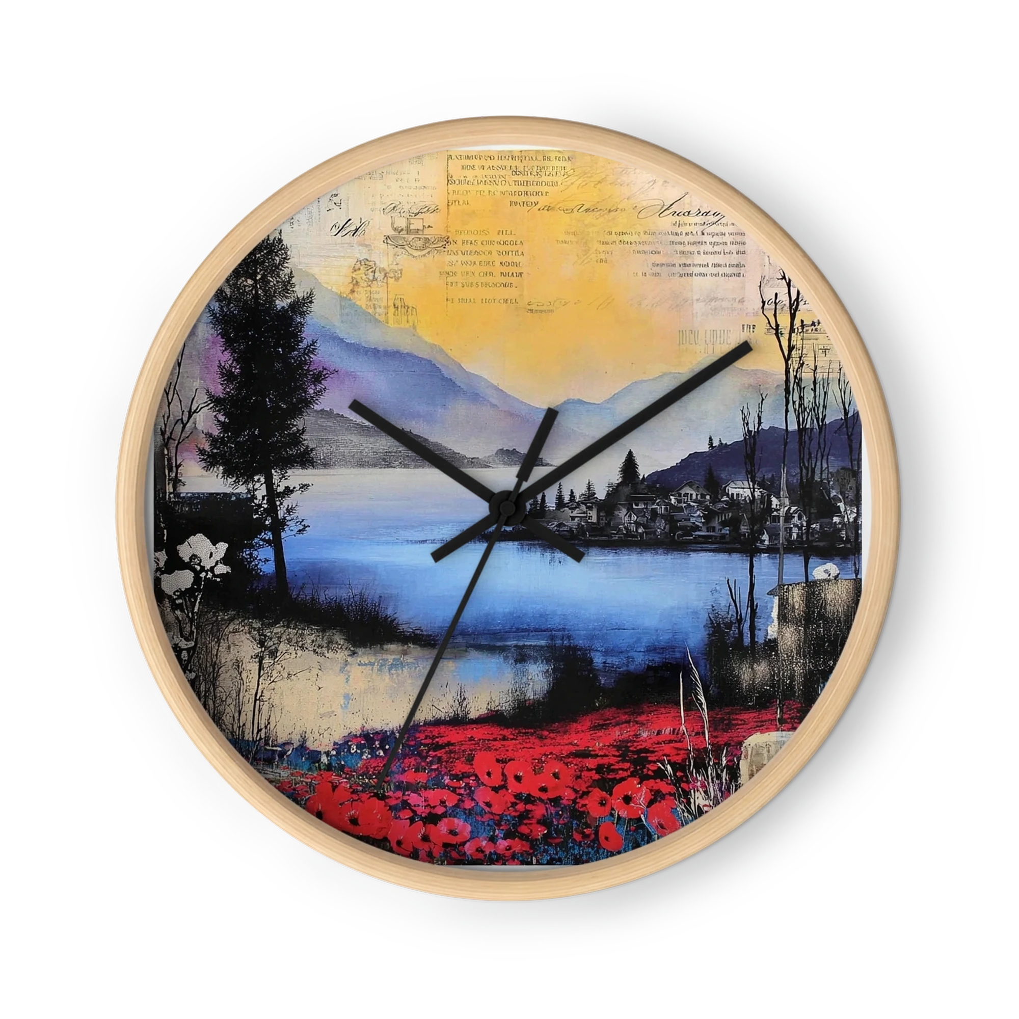 Poppy Field by the Lake