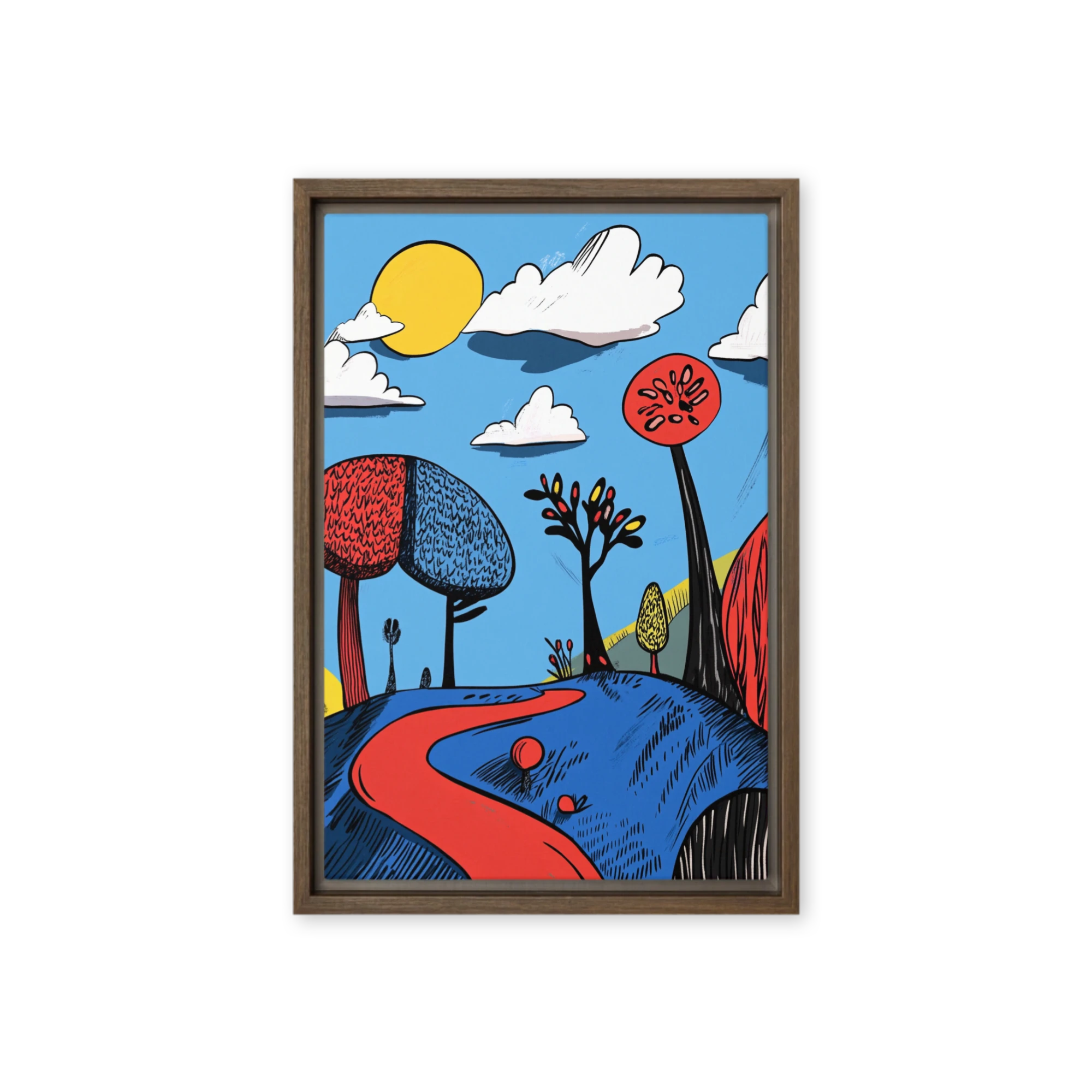 The Winding Dreamscape | Art Print