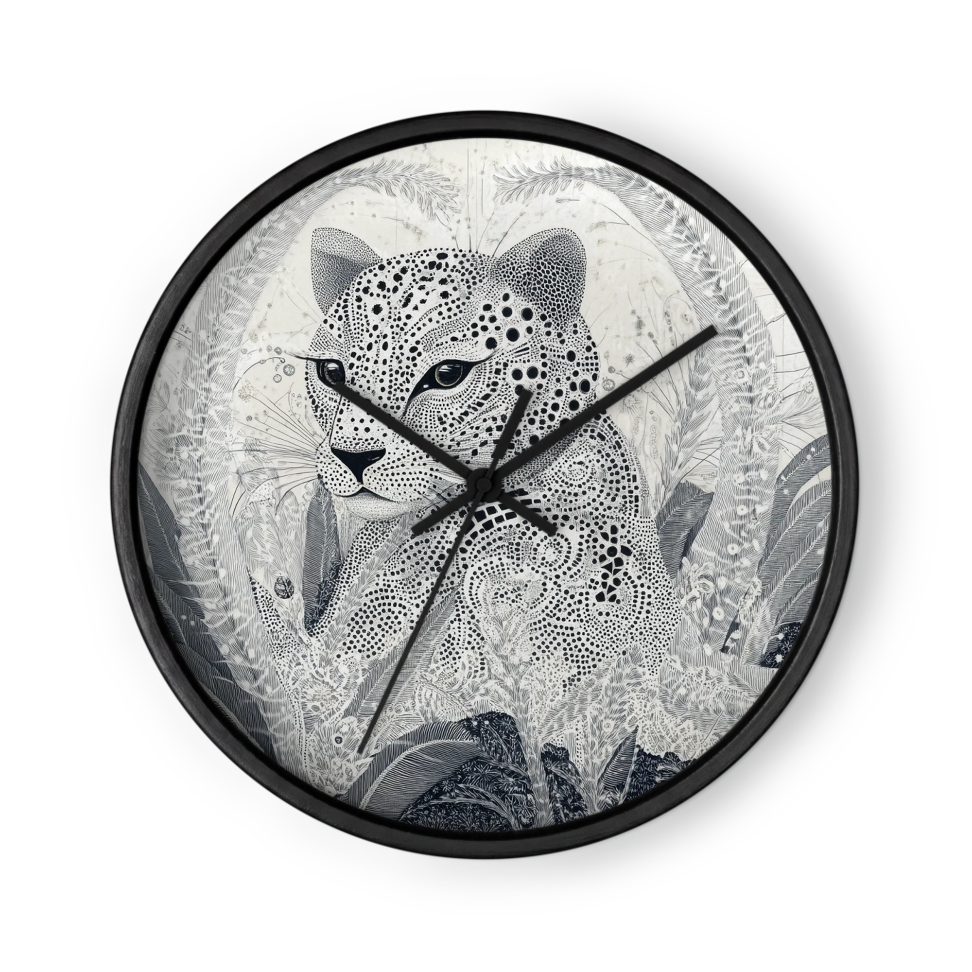 Stippled Leopard Portrait