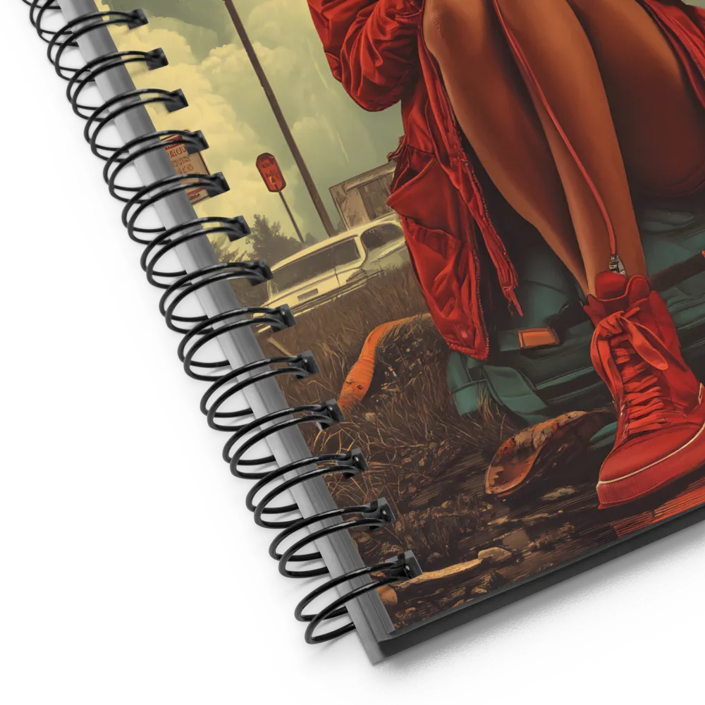 The Waiting Traveler 
 Spiral Notebook | 140 pages