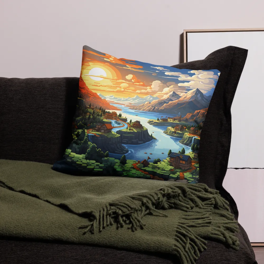 Tranquil Sunset Over Serene Landscape