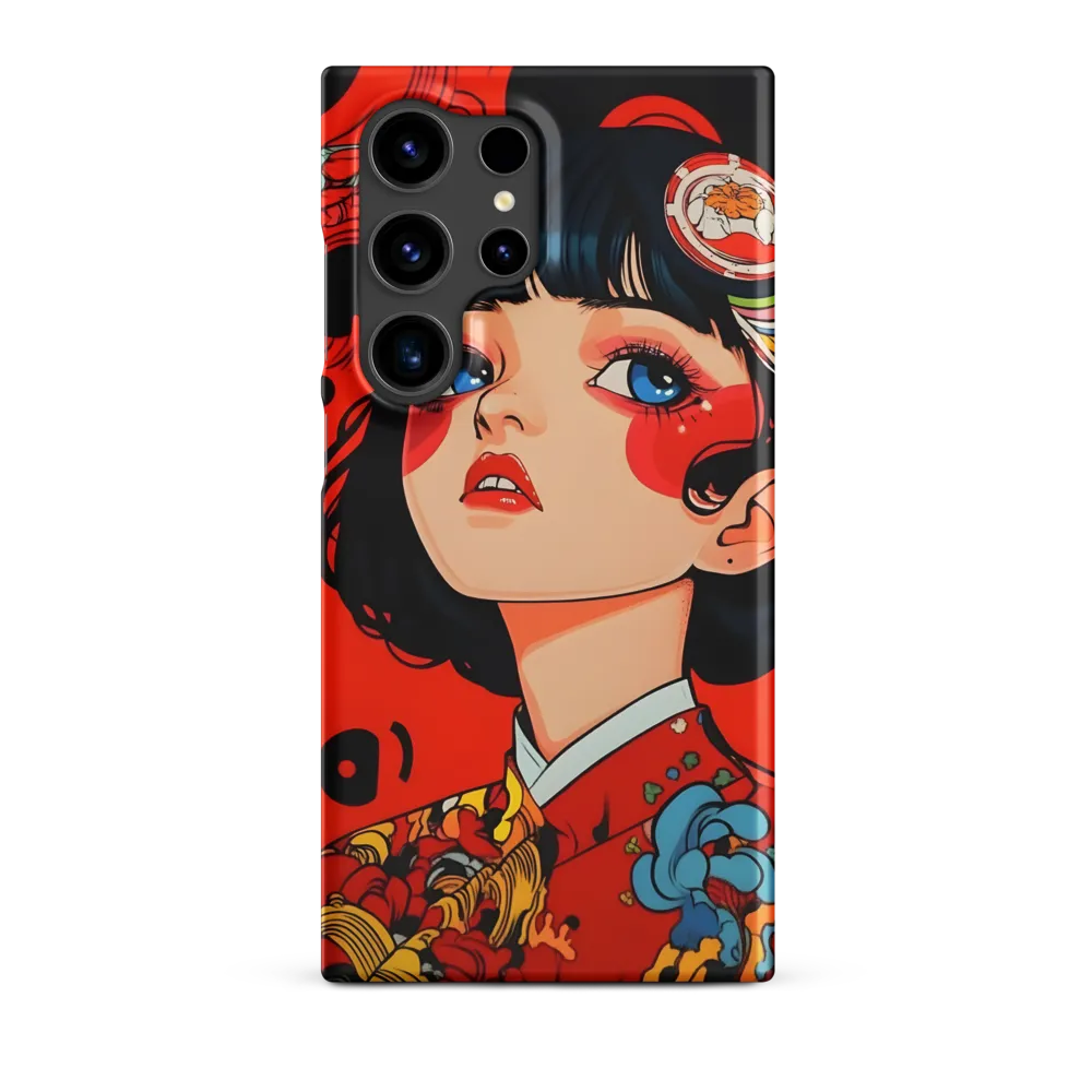 Portrait of a Woman in Red | Phone Case