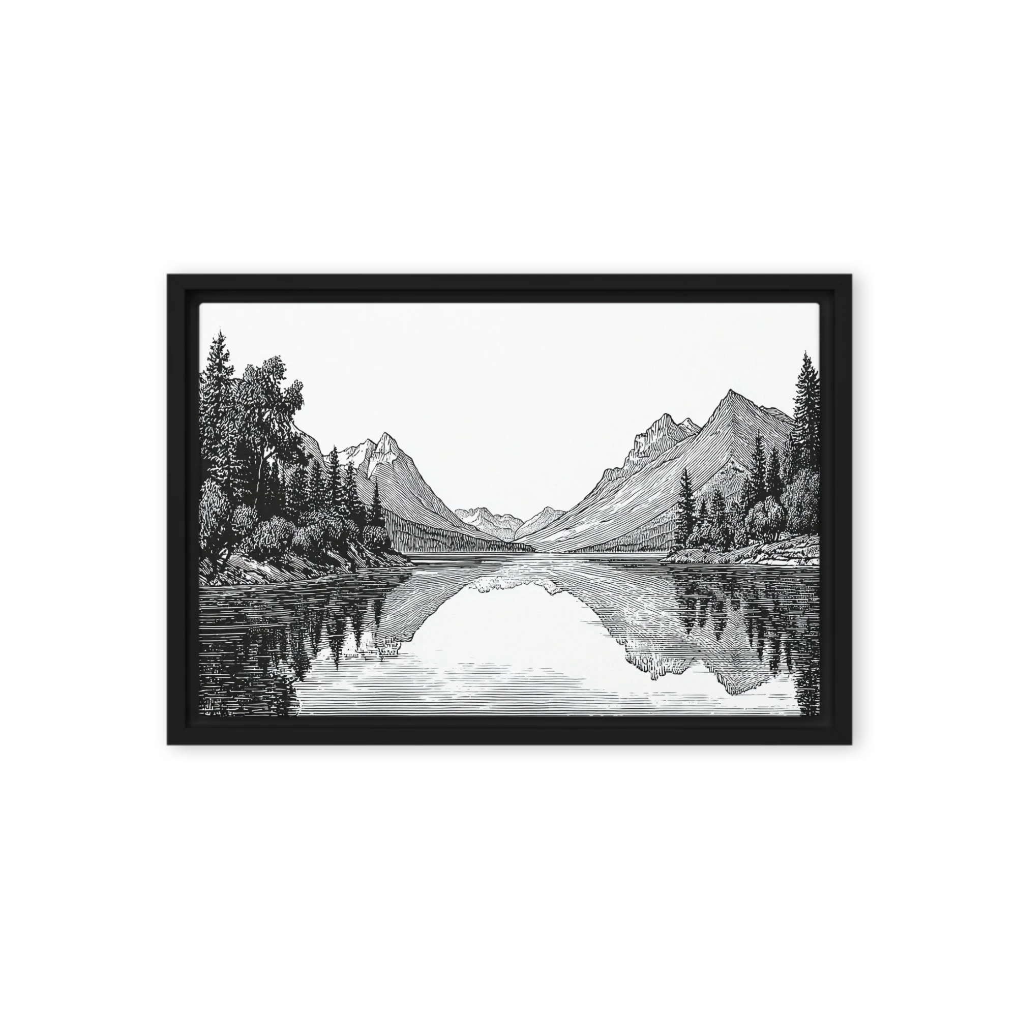 Mountain Lake Reflection