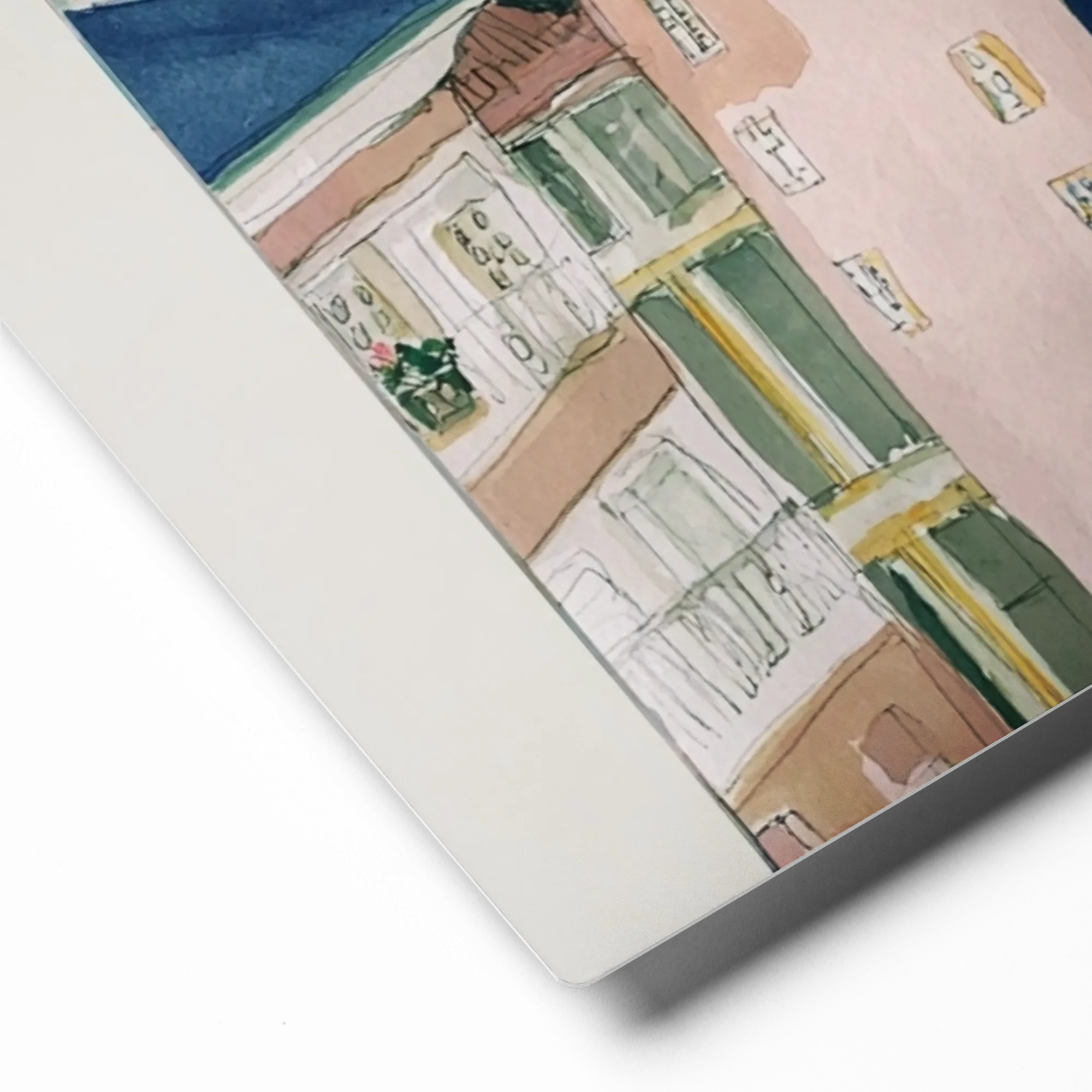 City Roofs and Facades | Art Print