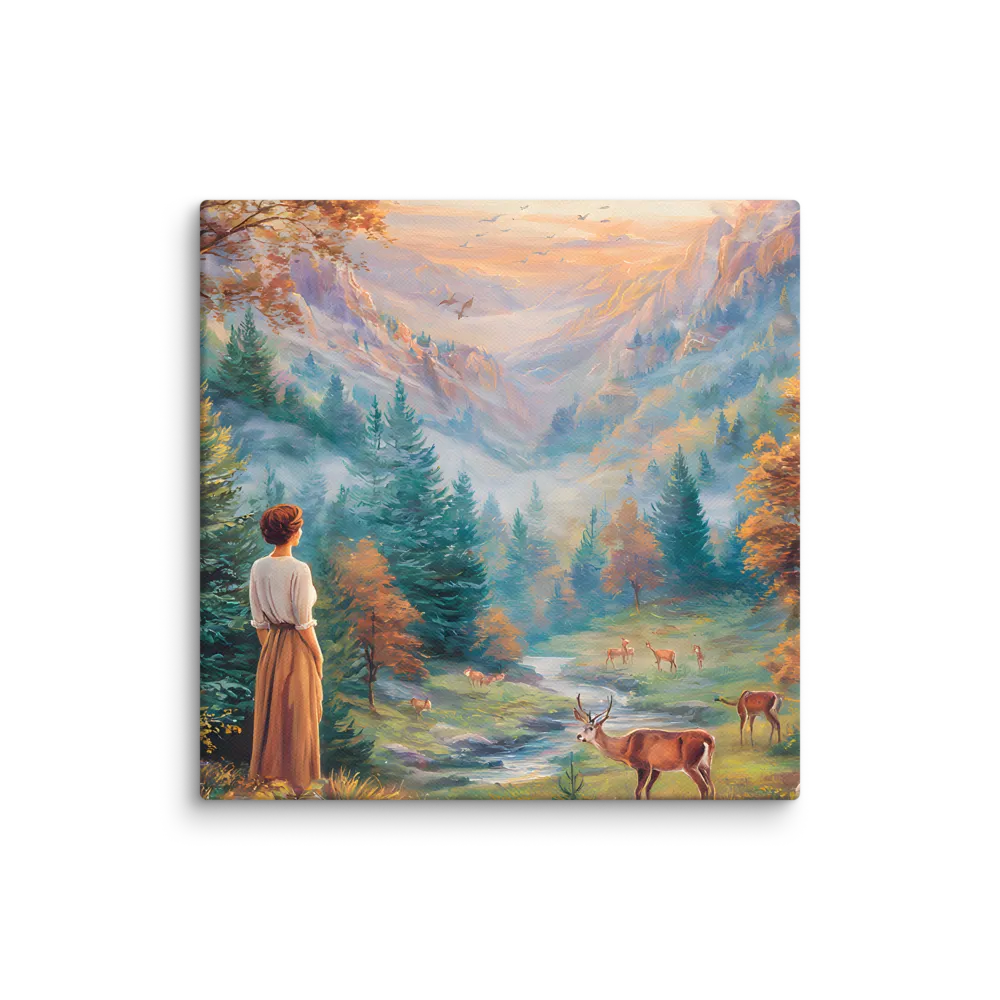 Radiant Sunlit Painterly Realism Wall Art — Golden Hour Glow
