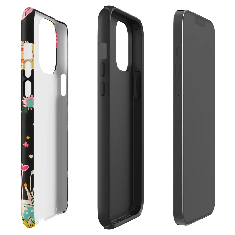 Cartoon Astronaut in Space | Phone Case