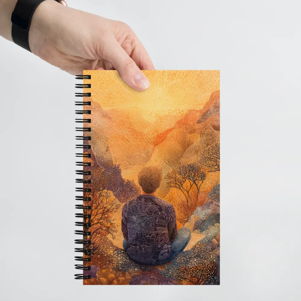 The Patterned Ascent 
 Spiral Notebook | 140 pages