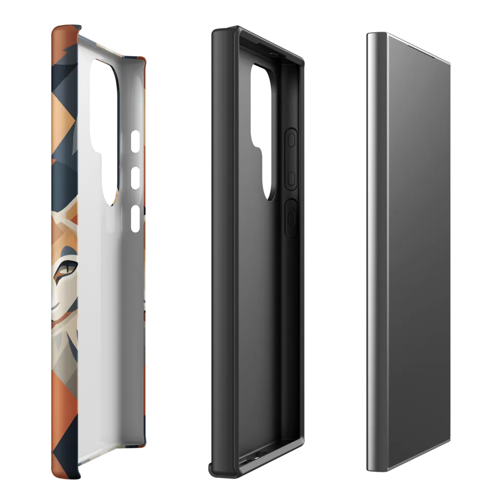 Geometric Foxes Pattern Design | Phone Case