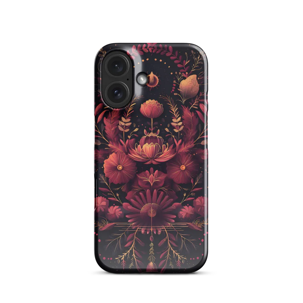 Golden Floral Symmetry 
 iPhone 11 Pro | Snap Case