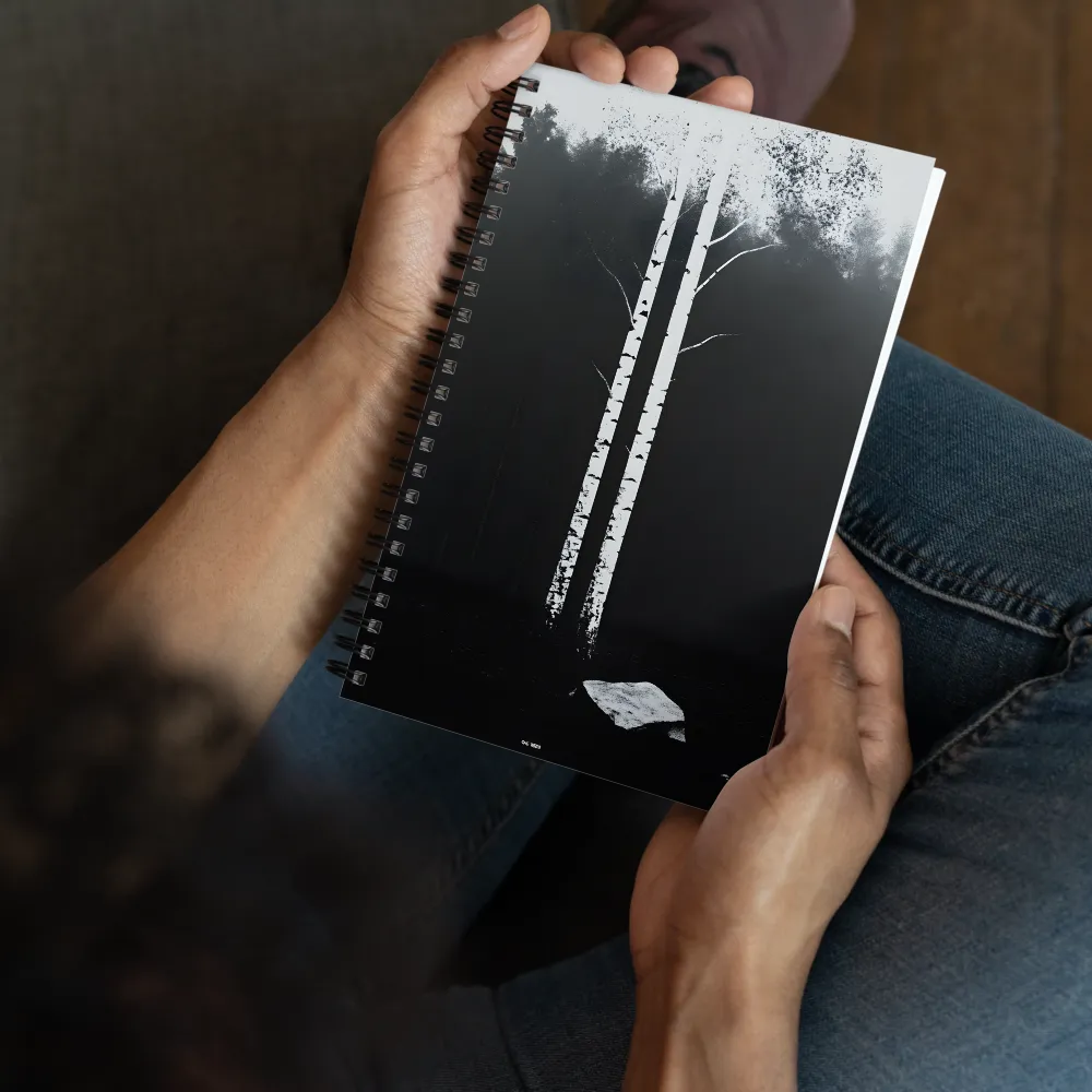 Silent Forest Birches 
 Spiral Notebook | 140 pages