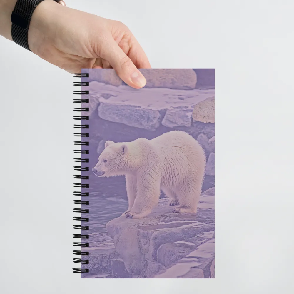 Arctic Sentinel in Lilac Hues 
 Spiral Notebook | 140 pages
